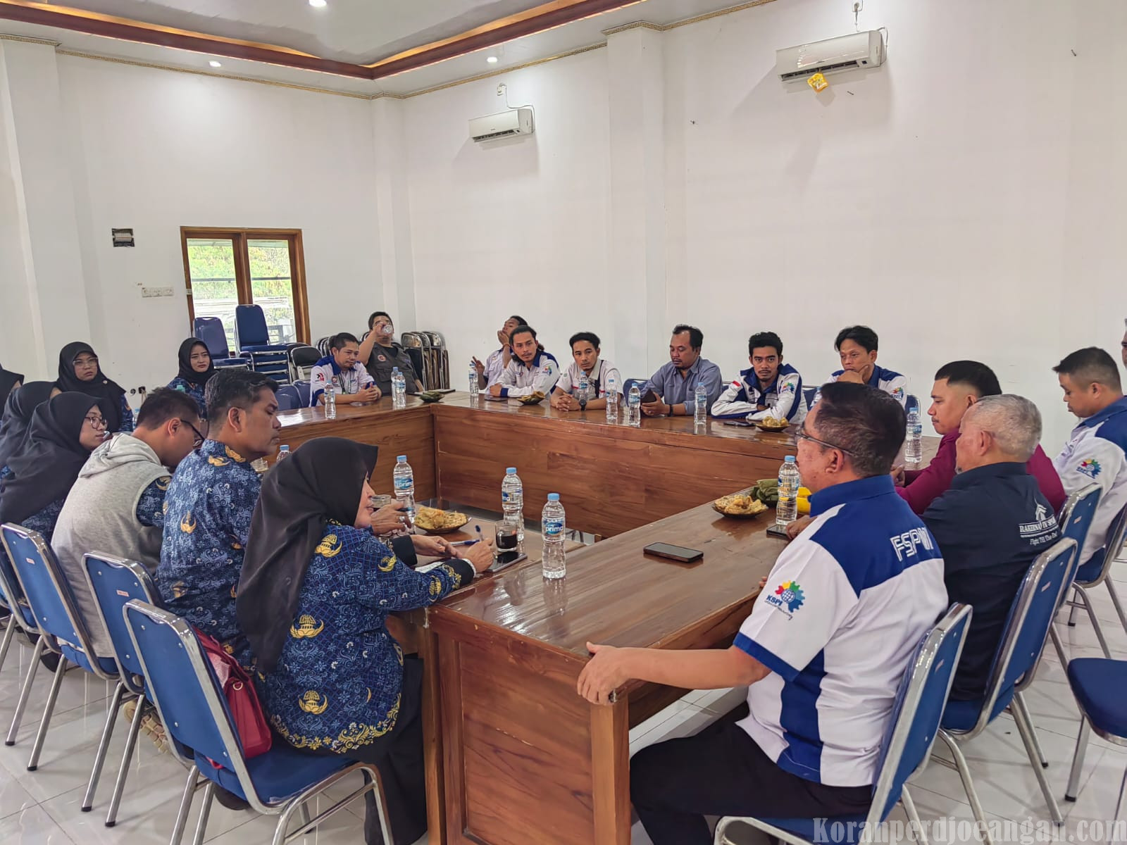 Kunjungan Disnaker Ke KC FSPMI Purwakarta