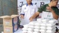 Jumat Berkah, PUK SPLP FSPMI PT Garuda Yamato Steel Bagikan 200 Porsi Sarapan untuk Karyawan