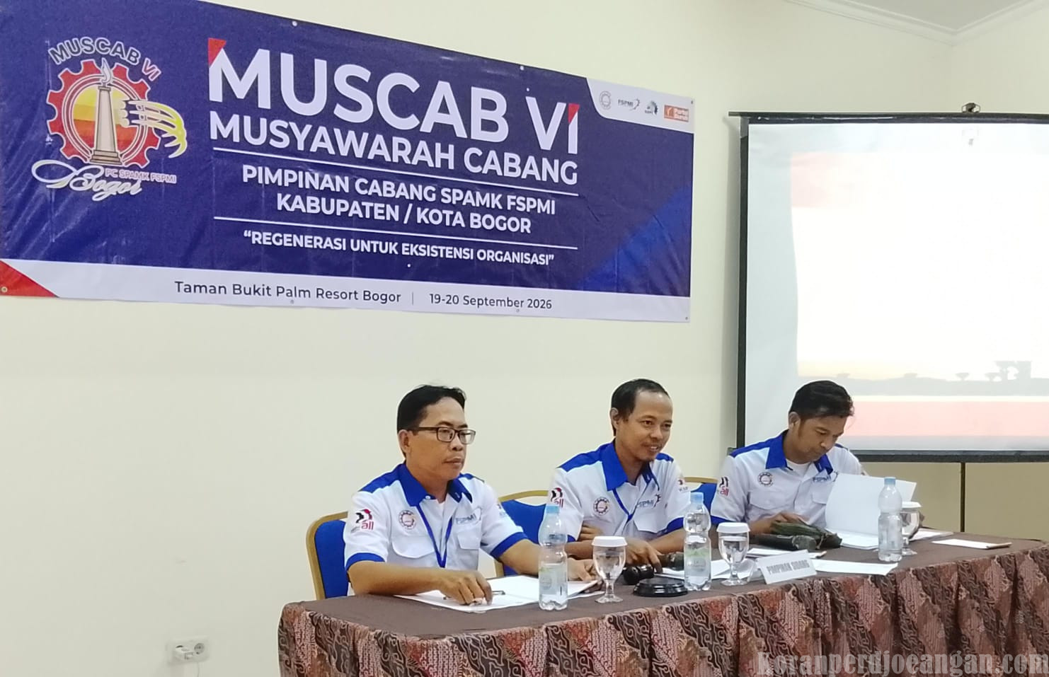 MUSCAB VI PC SPAMK FSPMI Kabupaten/Kota Bogor Digelar, Regenerasi Untuk Eksistensi Organisasi
