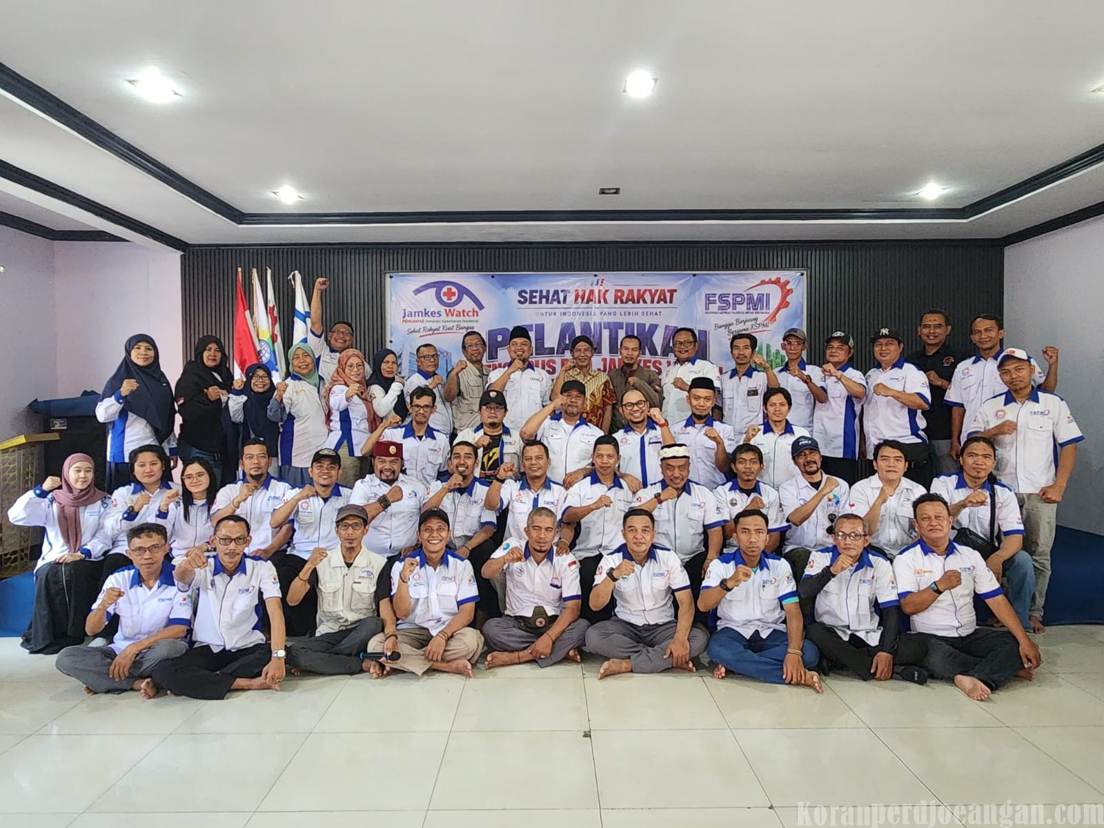 Direktur Jamkeswatch FSPMI Lantik Pengurus DPD Kabupaten dan Kota Bekasi, Tegaskan Penguatan Pelayanan Kesehatan untuk Rakyat