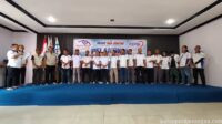 Resmi, Direktur Dewan Pimpinan Nasional Jamkeswatch FSPMI Melantik Pengurus Dewan Pimpinan Daerah Kota Bekasi