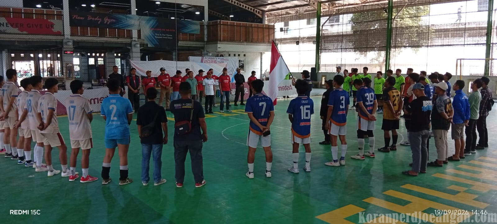 Hujan Gol Meriahkan Porseni Futsal di PT. Astemo Manufacturing Indonesia