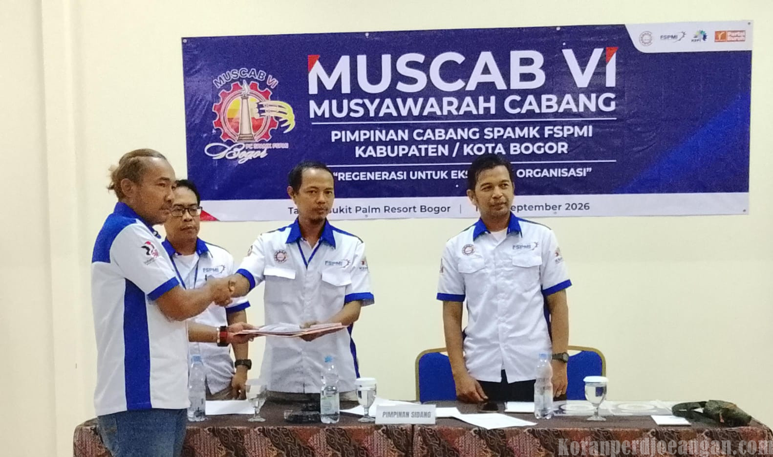 Muscab VI, Sriyatno Terpilih Sebagai Ketua PC SPAMK FSPMI Bogor Periode 2026-2031