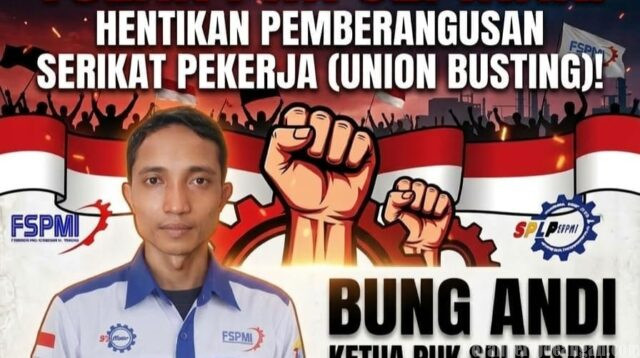 Tolak PHK Ketua PUK, PUK SPLP FSPMI PT KPSS Gelar Konsolidasi Anggota dan Persiapan Aksi Unjuk Rasa