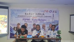 Rapat kerja daerah konsulat cabang FSPMI-Kota Batam “satu suara konsolidasi, satu langkah perjuangan, satu tujuan kesejahteraan