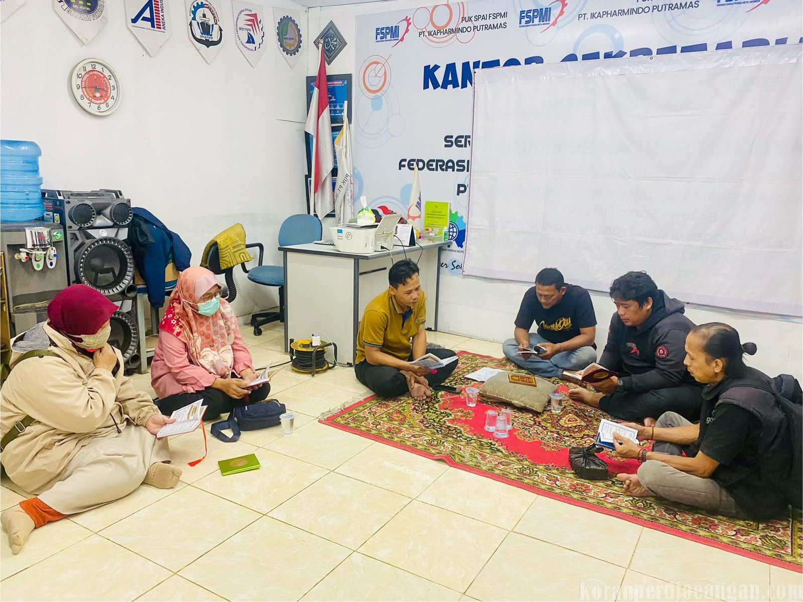 Pengajian Rutin PUK SPAI FSPMI PT Ikapharmindo Putramas Tbk, Perkuat Spiritualitas dan Solidaritas Pekerja
