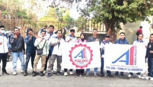 PUK SPAI-FSPMI PT ISS Indonesia Bersolidaritas, Kawal Penyelesaian Persoalan PHK di PT Uno Filter