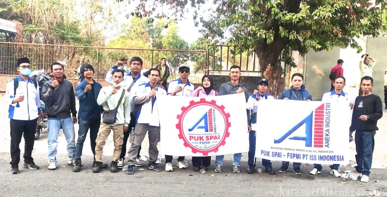 PUK SPAI-FSPMI PT ISS Indonesia Bersolidaritas, Kawal Penyelesaian Persoalan PHK di PT Uno Filter