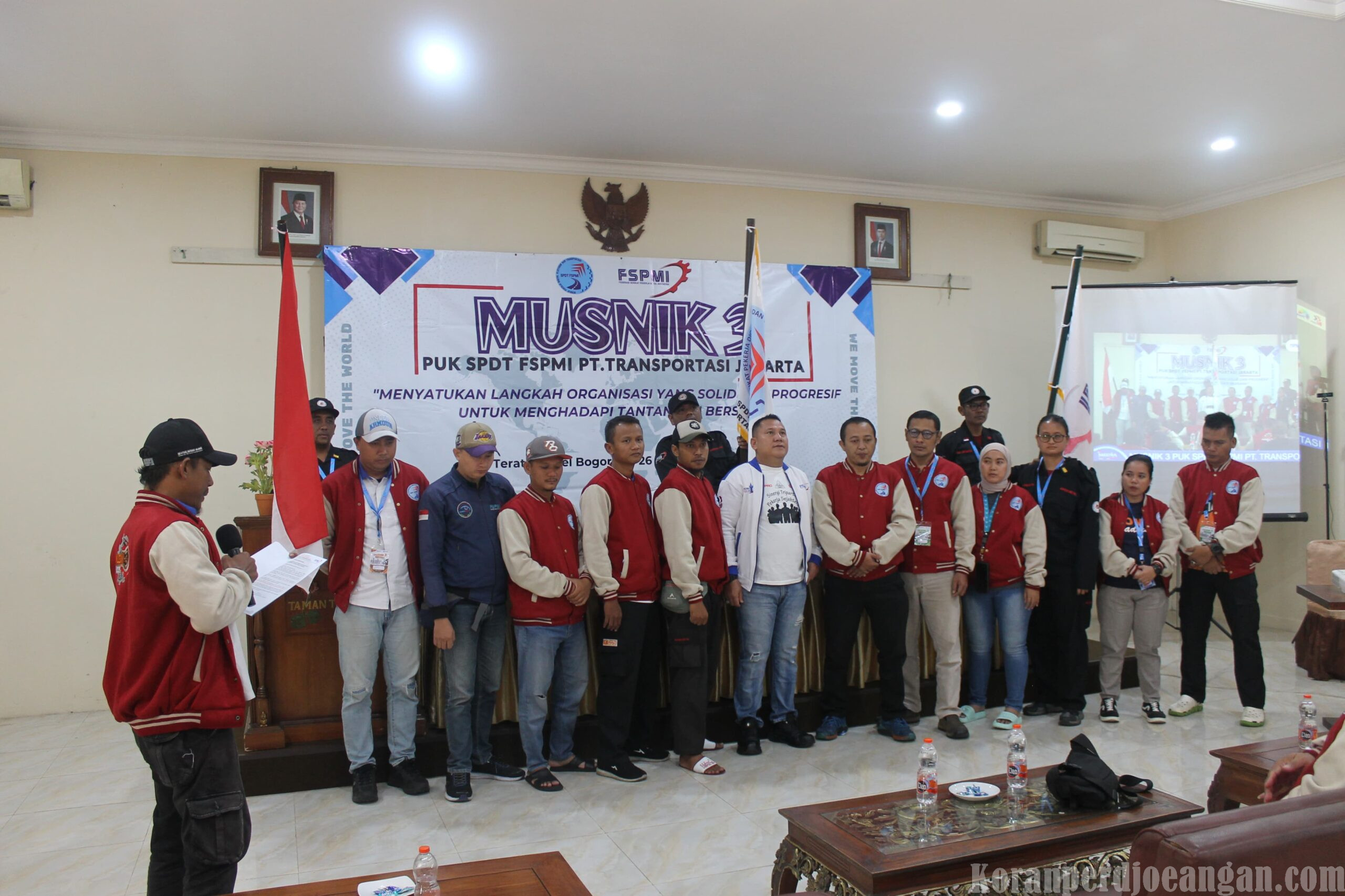 Estafet Kepemimpinan Bergulir, Deven Nopliandi Terpilih Pimpin PUK SPDT FSPMI PT. Transportasi Jakarta