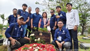 Hari Terakhir Rakernas KSBSI, Pengurus dan Peserta Ziarah ke Makam Mochtar Pakpahan