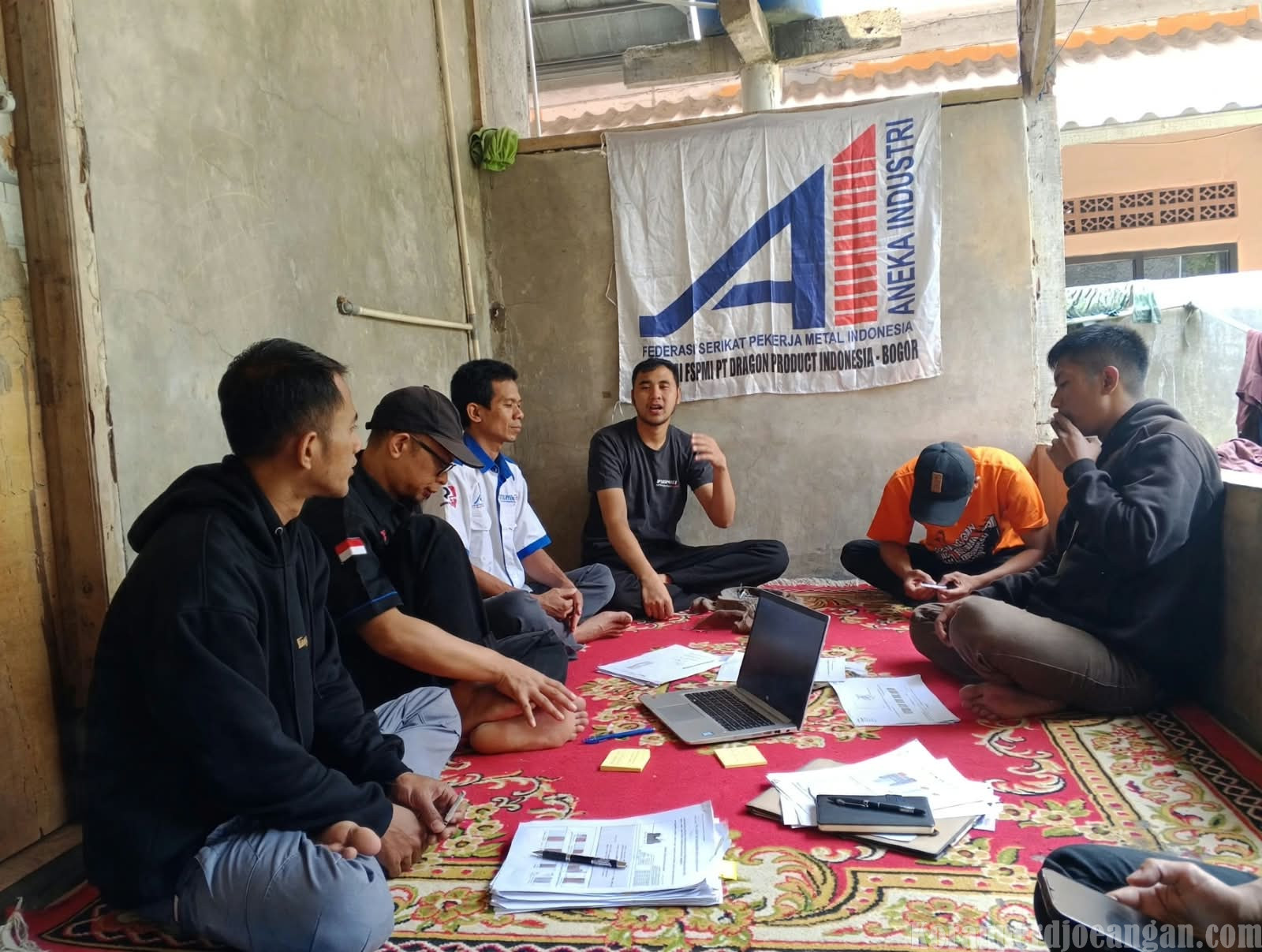 Gelar Ratin, SPAI FSPMI PT Dragon Product Indonesia Matangkan Persiapan Aksi Daerah
