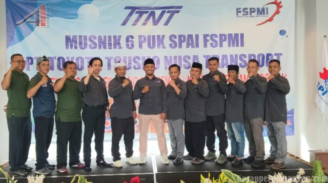 Sudibyo Terpilih Kembali Menjadi Ketua PUK SPAI FSPMI PT. TTNT di Musnik VI Periode 2026 – 2029