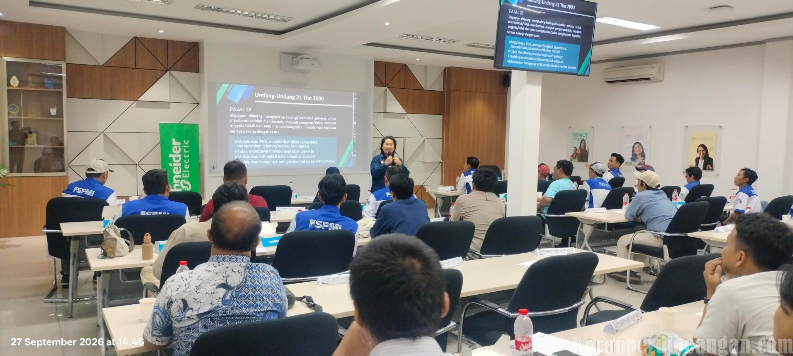 Perkuat Fondasi Organisasi, PUK SPEE FSPMI Schneider Indonesia Gelar Pendidikan Dasar