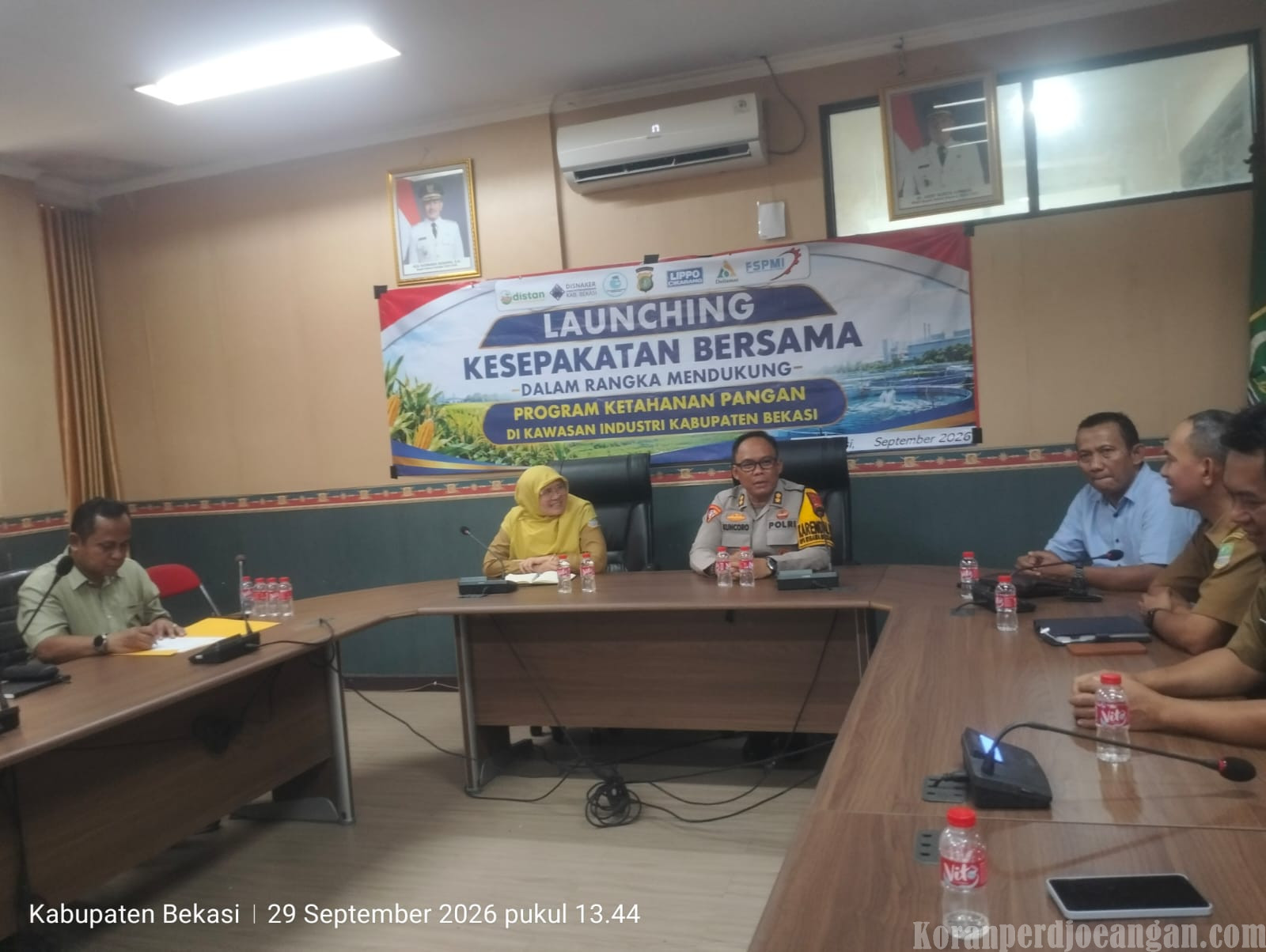 KC FSPMI Bekasi Hadiri Acara Launching Kesepakatan Bersama Dukung Ketahanan Pangan di Kawasan Industri Bersama Dinas Pertanian Kab.Bekasi dan Stake Holder Lainnya