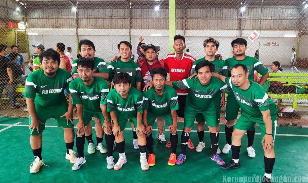 Tim Futsal PUK SPAI FSPMI PT. Indokuat Sukses Makmur Unjuk Skill dalam Turnamen Futsal Cup