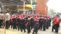 Serentak di Seluruh Indonesia, FSPMI Banten Aksi Unjuk Rasa ke DPRD Propinsi Banten