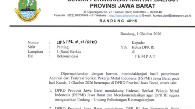 Aksi Serentak FSPMI di Jabar Berbuah Rekomendasi DPRD Provinsi