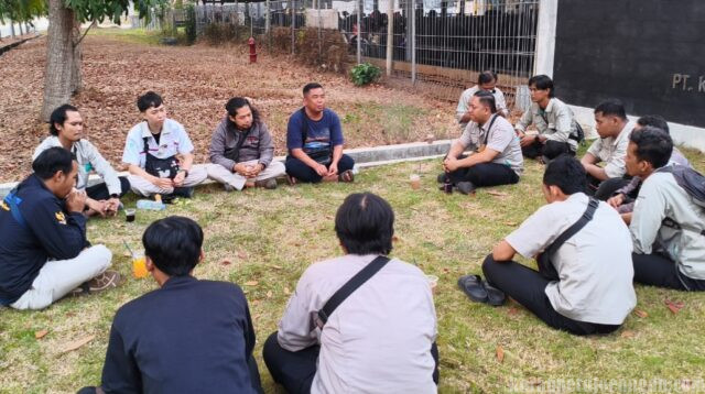 Pimpinan Cabang SPAMK FSPMI Purwakarta dan PUK Hino Konsolidasi Bersama PUK Kyokuto