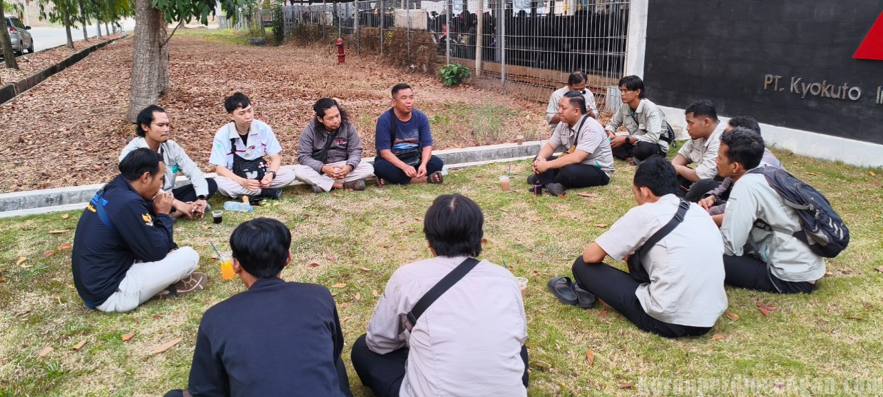 Kunker Pimpinan Cabang SPAMK FSPMI Purwakarta ke PUK Kyokuto