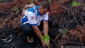 Serikat Pekerja FSPMI PT Asian Agri Penuhi Undangan Polda Riau, Ikut Penanaman Pohon di Siak