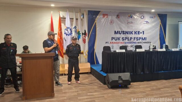 Bukti Sinergi, Direktur HR dan Commerce PT KDM Hadiri Musnik I Serikat Pekerja FSPMI PT KDM