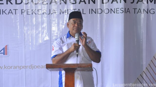 Inauguration Media Perdjoeangan dan Jamkeswatch Resmi Dibuka Ketua KC FSPMI Tangerang Raya