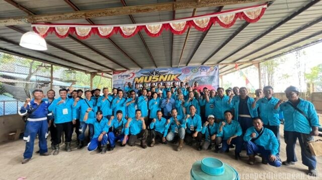 Sondeng Terpilih Kembali Menjadi Ketua Serikat Pekerja FSPMI PT Usda Seroja Jaya