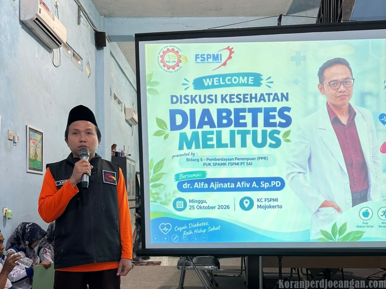 Bidang 6 Serikat Pekerja FSPMI PT SAI Sukses Gelar Edukasi Kesehatan Diabetes Bersama RS Mawaddah Medika