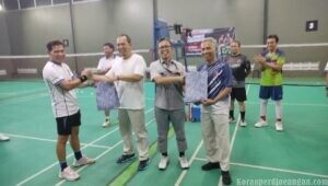 Pererat Solidaritas, FSPMI Astemo dan Hino Gelar Badminton Persahabatan