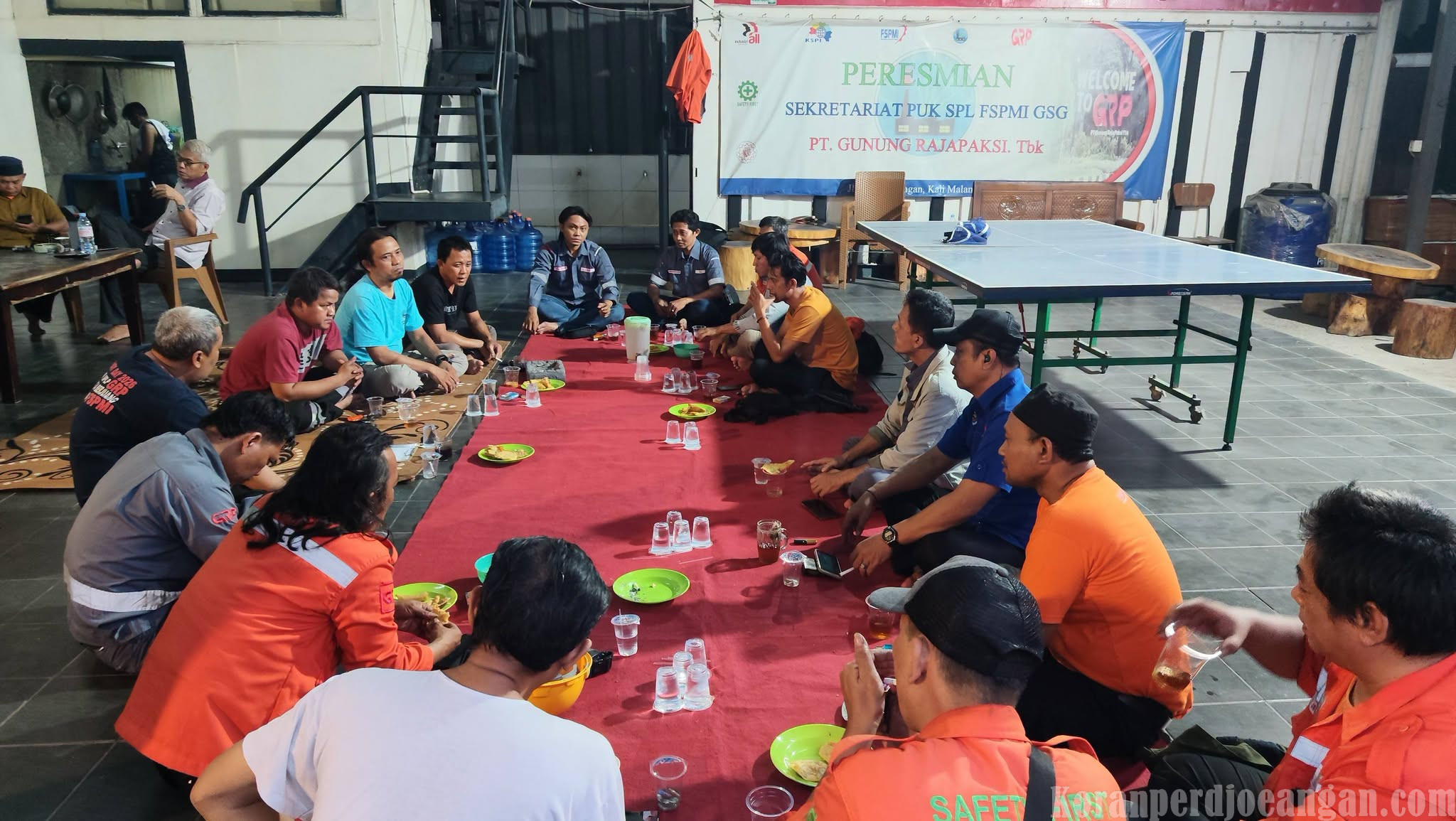 Pengurus PC SPLP FSPMI Bekasi Kunjungi PUK GRP, Perkuat Motivasi dan Soliditas Organisasi
