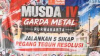 Erik Santoso Kembali Terpilih sebagai Pangkorda Garda Metal FSPMI Purwakarta dalam Musda IV