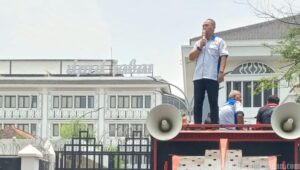 Aksi Tunggal FSPMI di DPRD Jabar, Ini 6 Tuntutannya