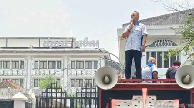 Aksi Tunggal FSPMI di DPRD Jabar, Ini 6 Tuntutannya