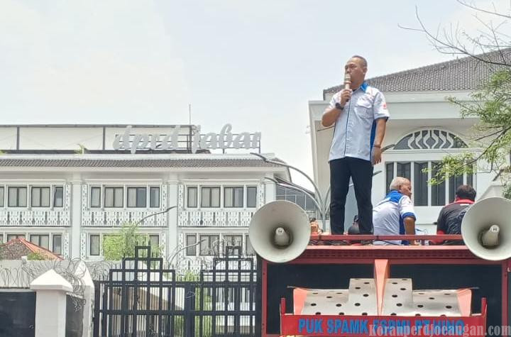 Aksi Tunggal FSPMI di DPRD Jabar, Ini 6 Tuntutannya