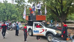 Datangi Kantor Pusat Pemerintahan Provinsi Banten, FSPMI Cilegon Sampaikan 6 Tuntutan