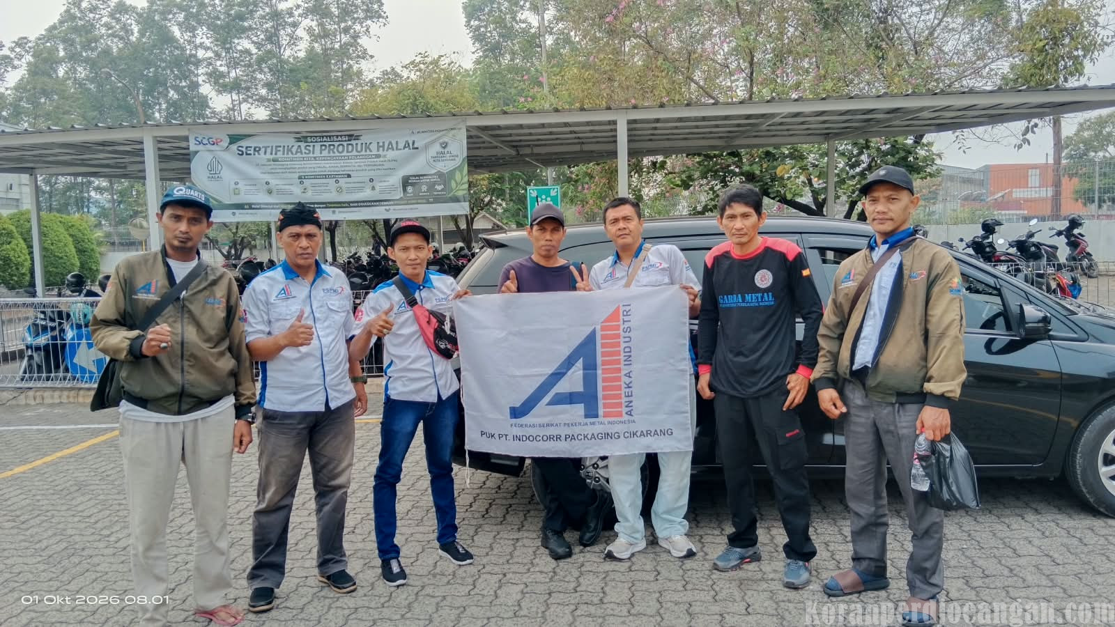 Taat Instruksi Organisasi, PC dan PUK-PUK SPAI FSPMI Bekasi Kawal 5 Tuntutan Buruh di DPRD Jabar