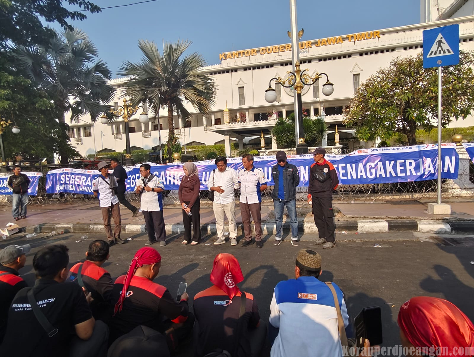 FSPMI Jatim Gelar Aksi Pemanasan Jelang Upah 2027
