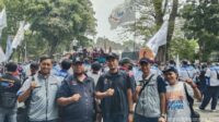 PUK SPAMK FSPMI PT TVS MCI Turun ke Jalan, Gelar Aksi di DPRD Jabar Bawa Lima Tuntutan Krusial Buruh