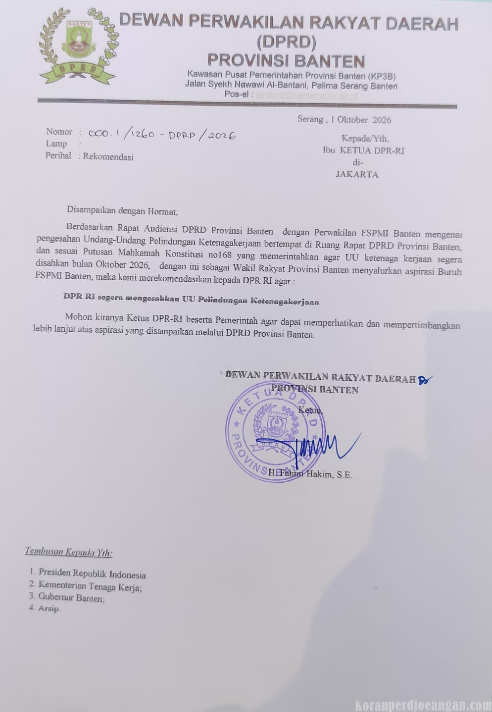Bangga Berjuang Bersama FSPMI, Aksi Serentak Berbuah Rekomendasi