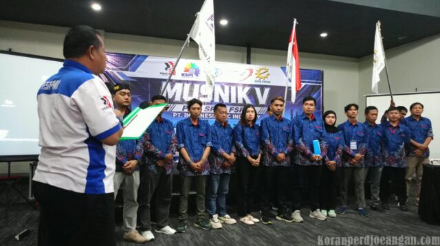 Musnik V PUK SPEE FSPMI PT Indonesia TRC Industry, Muhammad Ridho Pahlawan Nahkodai Kepengurusan Baru