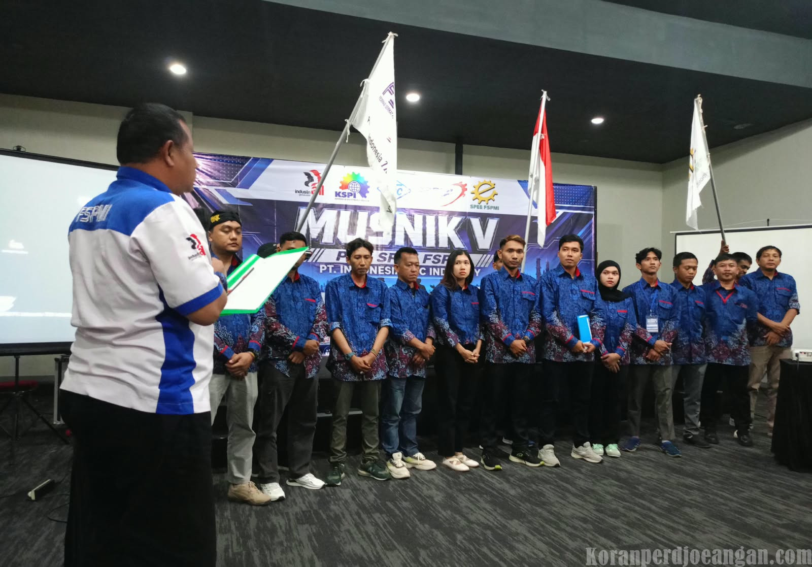 Musnik V PUK SPEE FSPMI PT Indonesia TRC Industry, Muhammad Ridho Pahlawan Nahkodai Kepengurusan Baru
