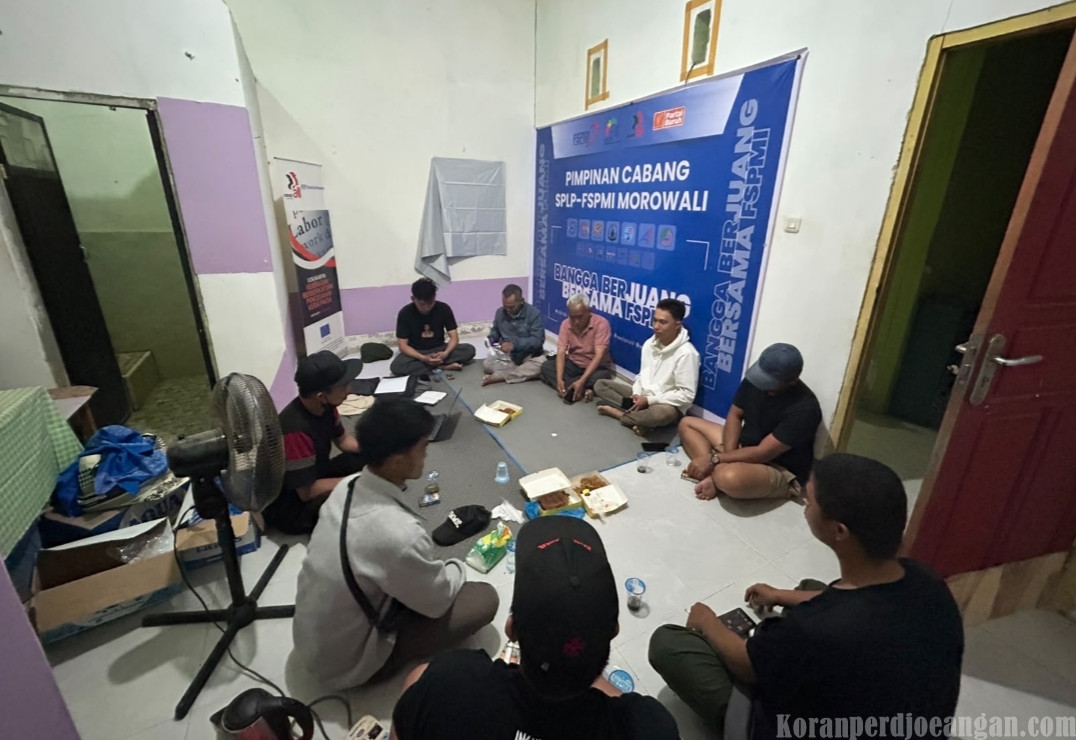 Pimpinan Pusat Diskusi Bersama PUK SPLP FSPMI PT SMI Guna Perkuat Konsolidasi dan Perjuangan Anggota