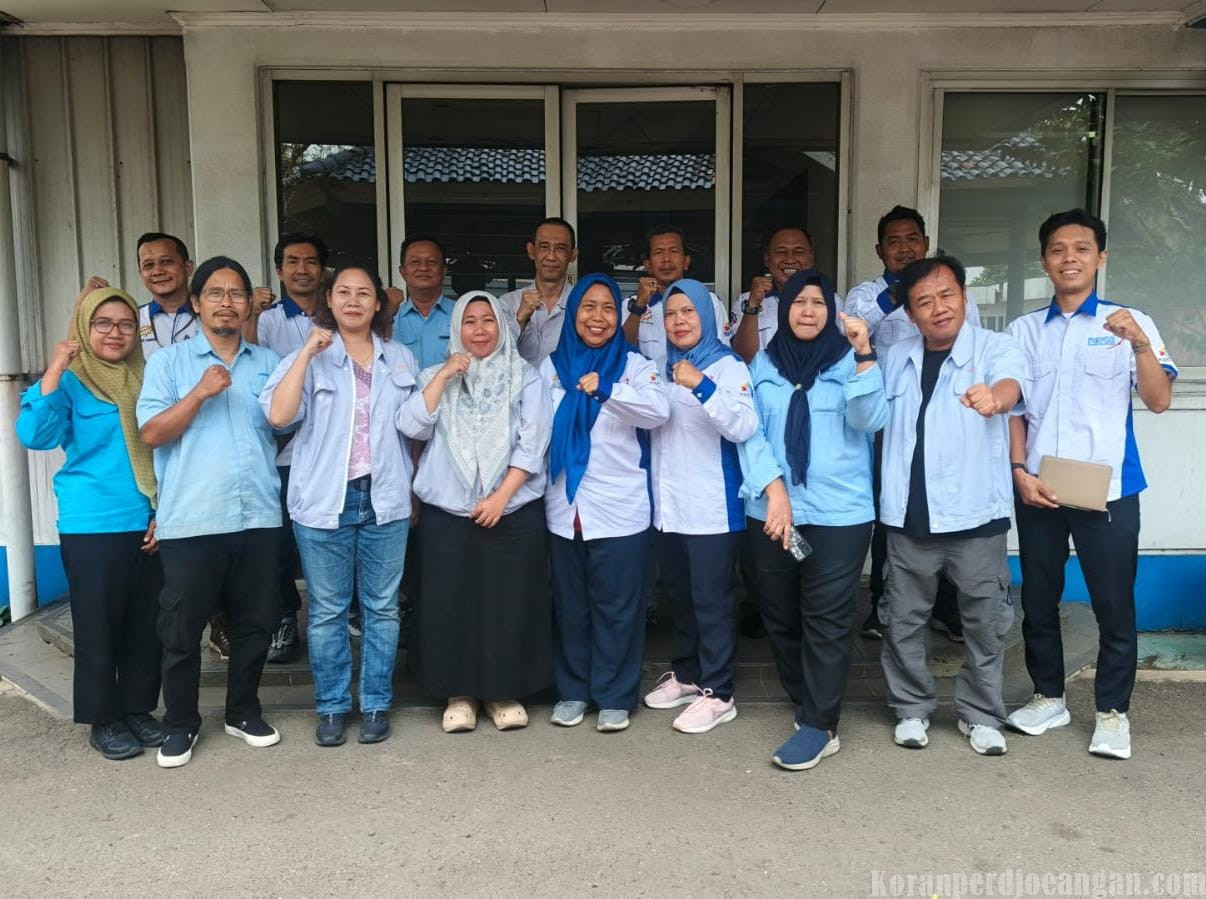 Perkuat Soliditas Internal, PC SPEE FSPMI Bekasi Kunjungi PUK PT Bando Electronics Indonesia