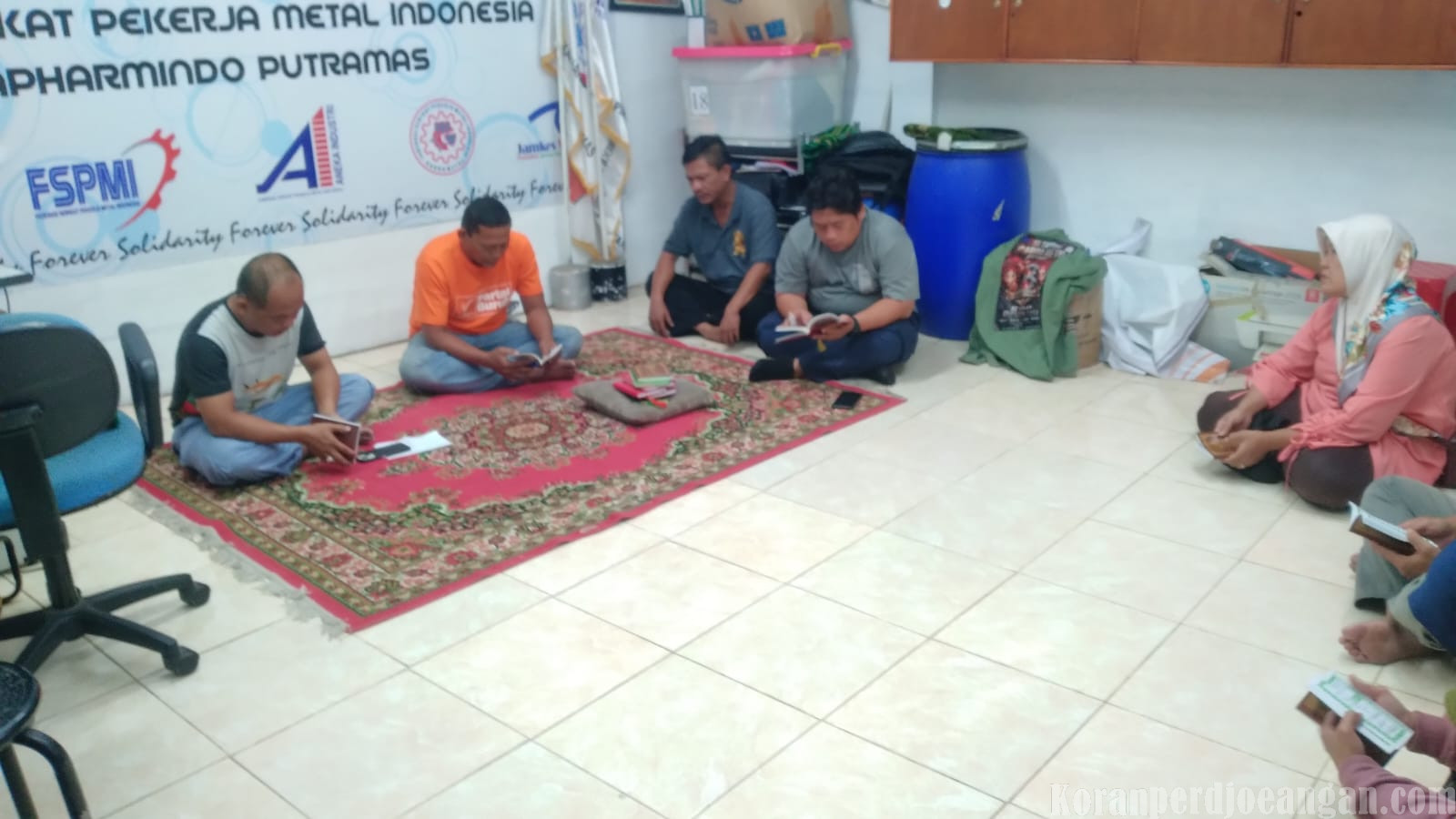 Yasin dan Tahlil PUK FSPMI IKP : Merawat Silaturahmi, Menguatkan Solidaritas
