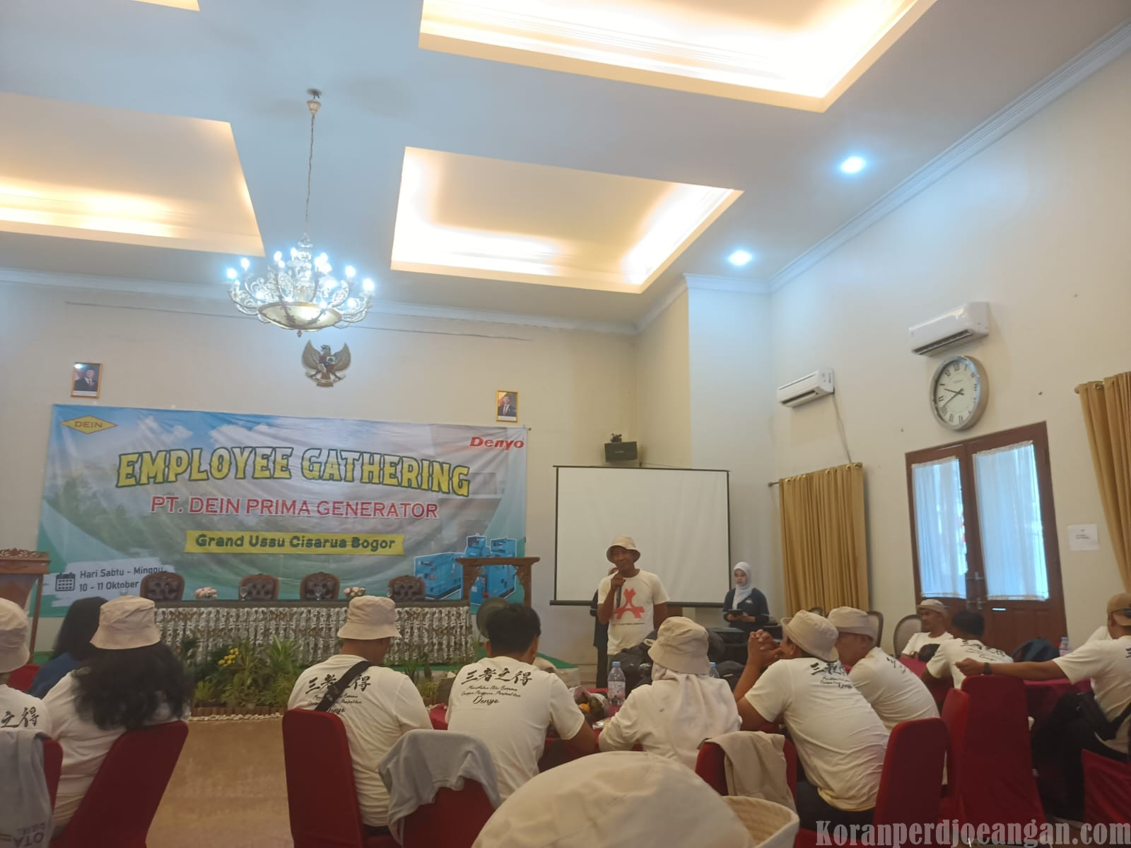 Employee Gathering PT Dein Prima Generator Goes to Grand Ussu Bogor