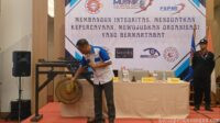 Ketua PC SPAMK FSPMI Karawang Asmat Serum, Resmi Membuka MUSNIK VIII PUK SPAMK FSPMI PT NT Piston Ring Indonesia