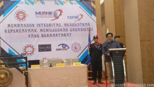 MUSNIK VIII PUK SPAMK FSPMI PT NT Ring Piston Indonesia, Junaedi Tegaskan Pergantian Ketua Bukan Akhir Perjuangan