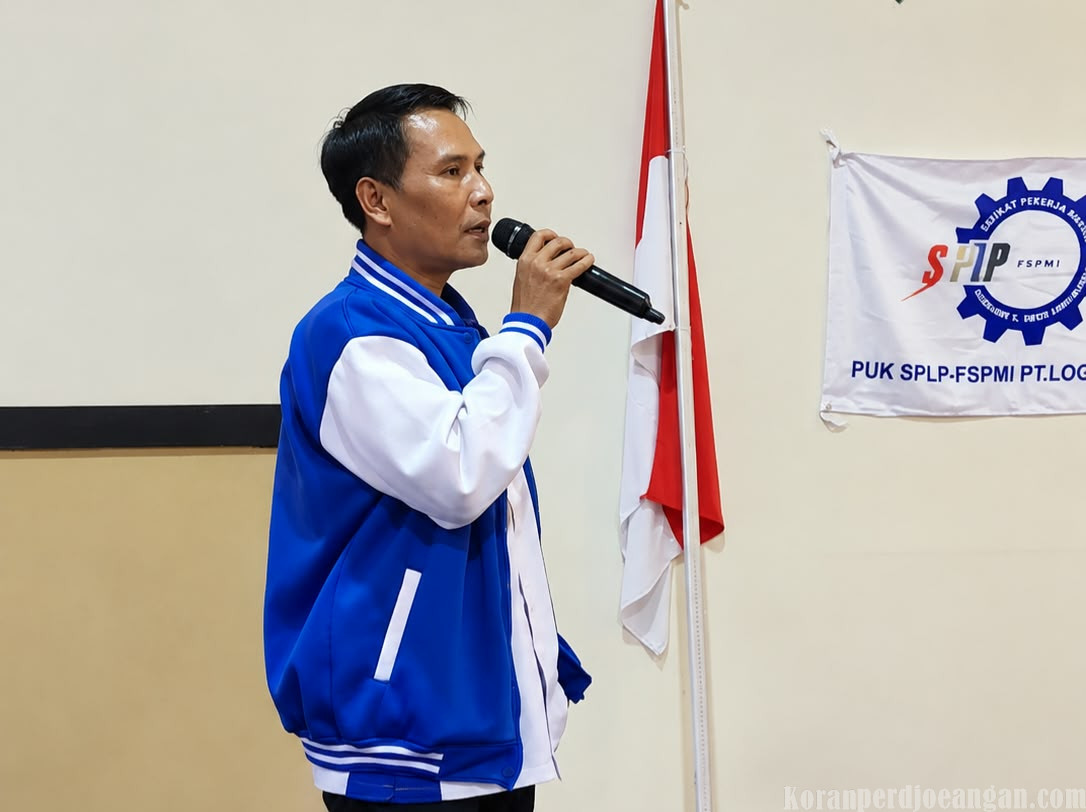 Pada Musnik FSPMI PT Logam Bima, Asep Supriatna sampaikan isi terkait UU Pelindungan Ketenagakerjaan