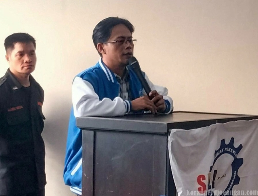 Pesan Dede Rahmat Dalam Musnik IX Serikat Pekerja FSPMI PT Logam Bima