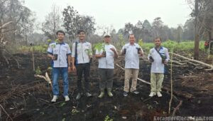 Peduli Lingkungan di Tengah Ancaman Karhutla, Serikat Pekerja FSPMI PT Musim Mas Ikut Tanam 1000 Pohon di Dayun
